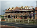 New housing under construction, Beverley Road (A165), Beeford