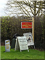 TQ8092 : Lubards Farm sign & signs by Geographer