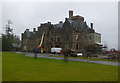 NG8133 : Duncraig Castle renovation by Craig Wallace