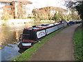 Fair Rosamund, narrowboat on Grand Union Canal winter moorings