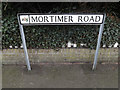 Mortimer Road sign