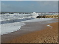 SZ1690 : Hengistbury Head: sun, sea and waves by Chris Downer