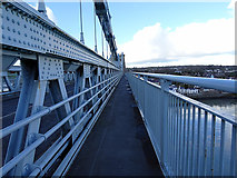 SH5571 : On the Menai Suspension Bridge by John Lucas