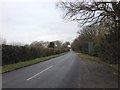 Unnamed lane leading from Bodiam towards Hurst Green and Hawkhurst