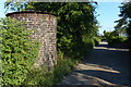 Preston Brook Tunnel air shaft along the lane