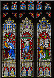 TF1181 : Stained glass window, All Saints' church, Holton Cum Beckering by Julian P Guffogg