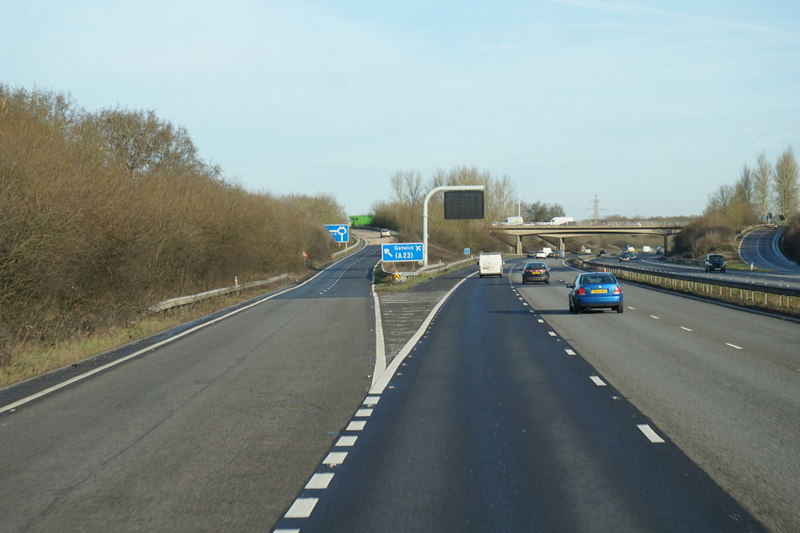 M23 Northbound At Junction 9 Ian S Cc By Sa 2 0 Geograph Britain   4826238 54a06b76 800x800 