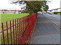 Railings along Greenmoor Road, Nuneaton