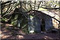 Derelict remains on lower Watkin Path