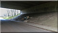 A view under the M56 bridge at Boothbank