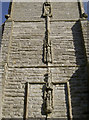 The west face of the spire