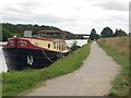 Boat moored on the Aire and Calder Navigation