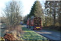 Timber Lorry on the A713