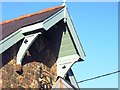 Old National School, built 1875 - now closed - bell and canopy