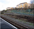 Disused platform at Johnston railway station