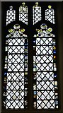 TR0653 : Chilham: St. Mary's Church: Medieval glass fragments 7 by Michael Garlick