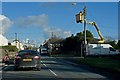 Yet more temporary traffic lights at Bickington