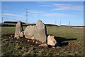 NJ7613 : South Leylodge Recumbent Stone Circle (2) by Anne Burgess