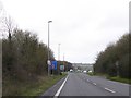 Shallow cutting on A350, Blandford Forum by-pass