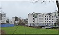 Holiday Inn Express, Poole and apartment blocks beyond