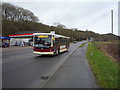 EYMS Scarborough & District bus on the A64 near Crossgates