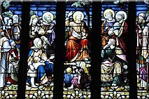 SO9265 : Stained glass window, Wychbold church by Philip Halling