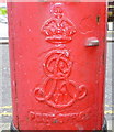 Cypher, Edward VII postbox on Falsgrave Road, Scarborough