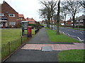 TA0389 : Path beside North Leas Avenue, Scarborough by JThomas