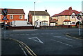 Warning signs facing Egerton Road, Colwyn Bay