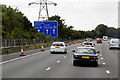 Northbound M1 near to Catcliffe