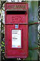 Close up, Elizabeth II postbox on Main Street, Boynton