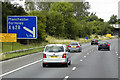 Northbound M1 approaching Junction 37