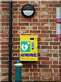 Defibrillator at the Co-op Framlingham