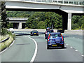 Northbound M1, Churchfield Lane Bridge