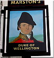 Duke of Wellington name sign, Ruabon