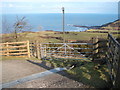 Field entrance, Stoupe Brow Farm