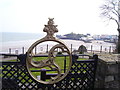 Old Pier Railings reused at the Croft Tenby