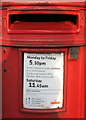 Detail, Victorian postbox on Burniston Road