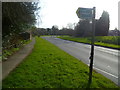 Looking southwards on Harwood Road