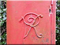 Cypher, Victorian postbox on Station Road, Scalby