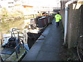 Cedar, narrowboat south of Brentford High Street bridge