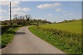SO7931 : Country road at Eldersfield by Philip Halling