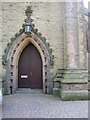 The tower door of Christ Church, Southport