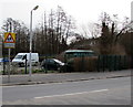 Warning sign - Playground/Lle chwarae, Lambourne Way, Bettws, Newport