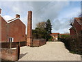 Old chimney and boiler, Burrowbridge