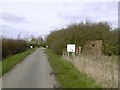 The lane to the Lyndon Visitor Centre