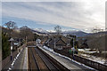 Footbridge view from Blair Atholl railway station