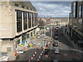 NT2574 : Contraflow on Leith Street by M J Richardson