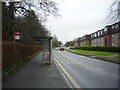 Bus stop and shelter on Cherry Hinton Road