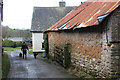 Cob wall at Bodmiscombe